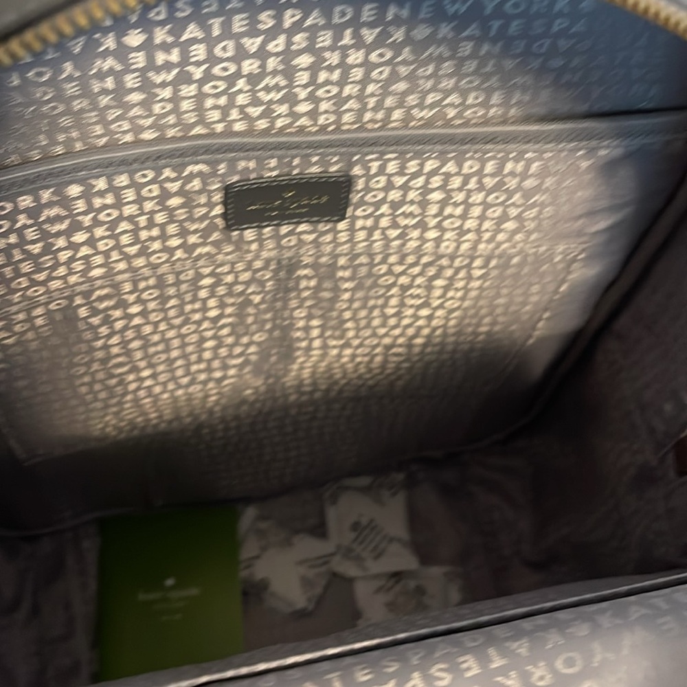 Kate Spade Gray Backpack Laptop Bag Bradley Wilson Road Smokey Pearl Brand New - Picture 9 of 17
